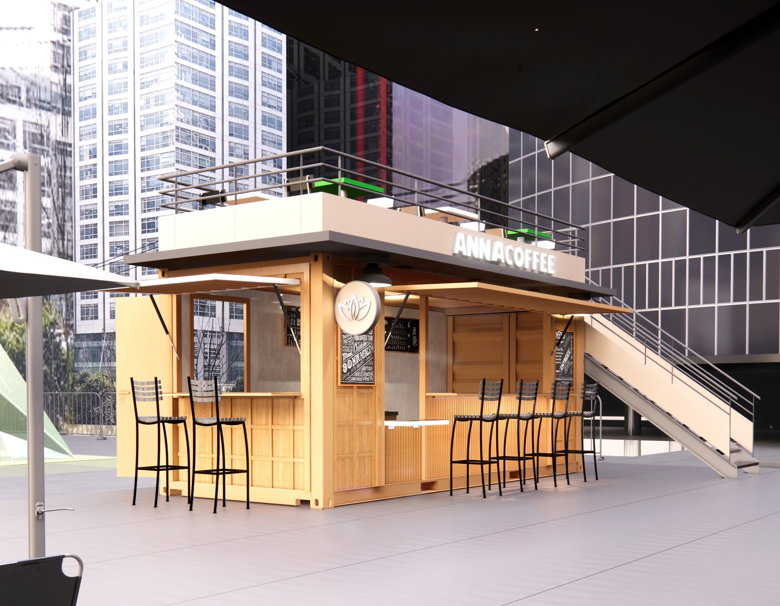 nhượng quyền kiot cafe