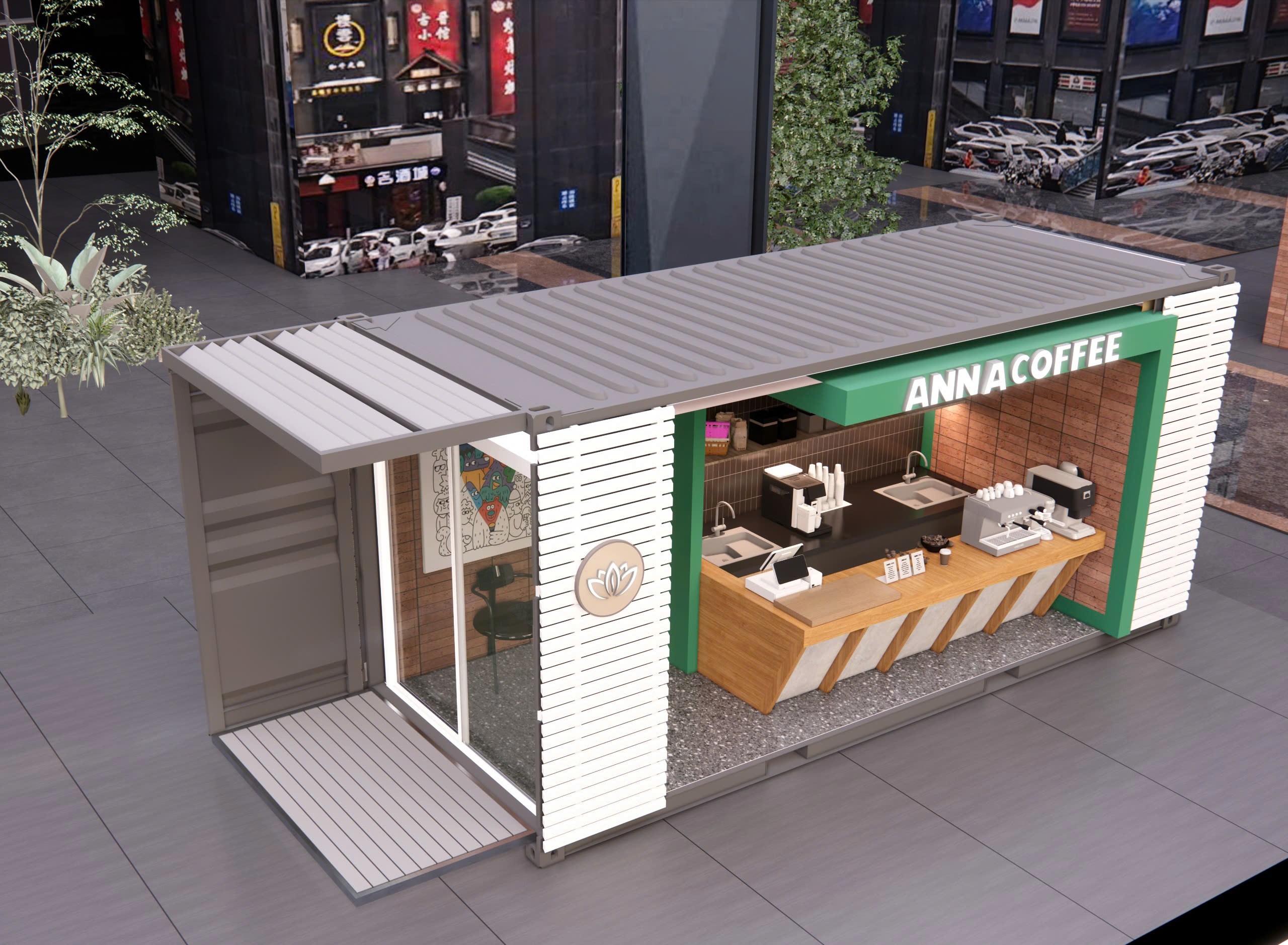 nhượng quyền kiot cafe