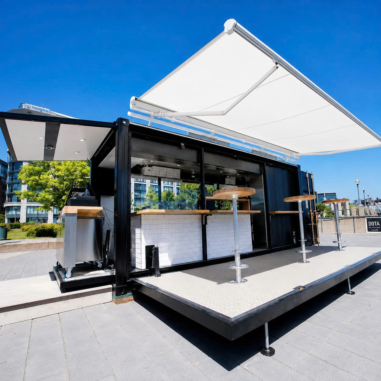 thiết kế quán cafe container đẹp giá tốt
