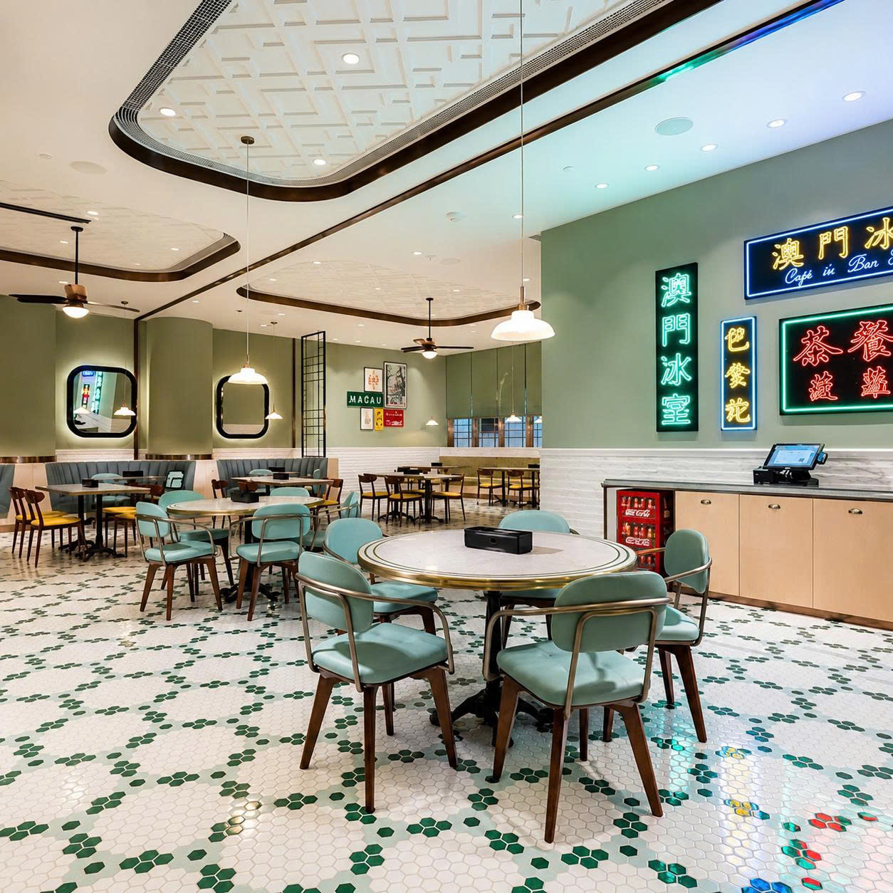 thiết kế quán cafe phong cách Vintage