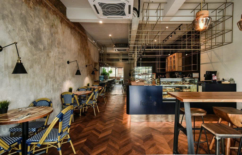 thiết kế quán cafe phong cách Vintage
