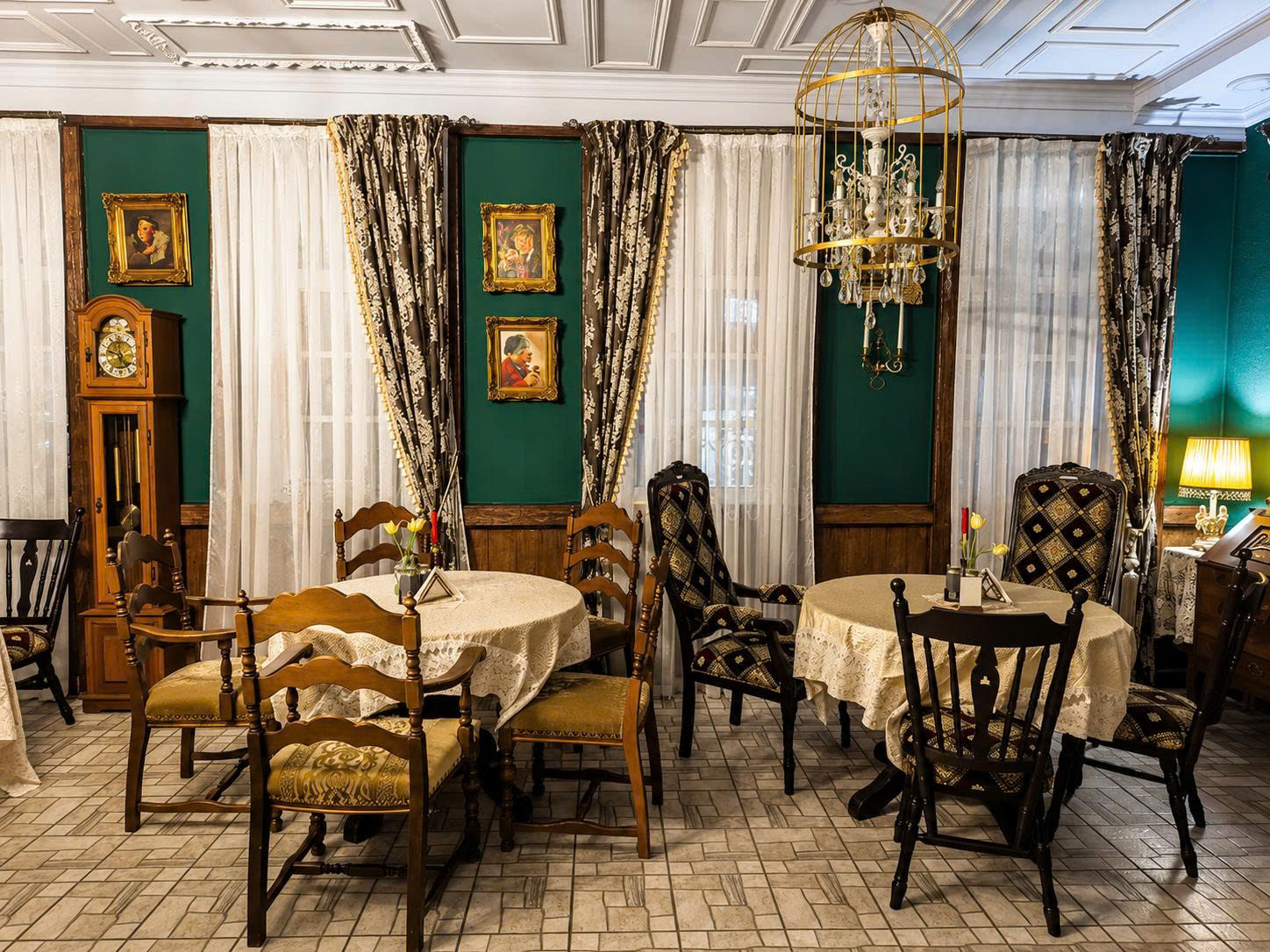 thiết kế quán cafe phong cách Vintage