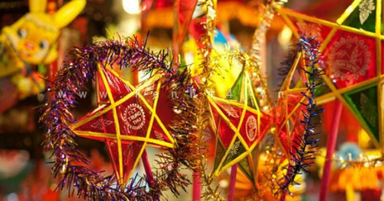 trang trí trung thu quán cafe