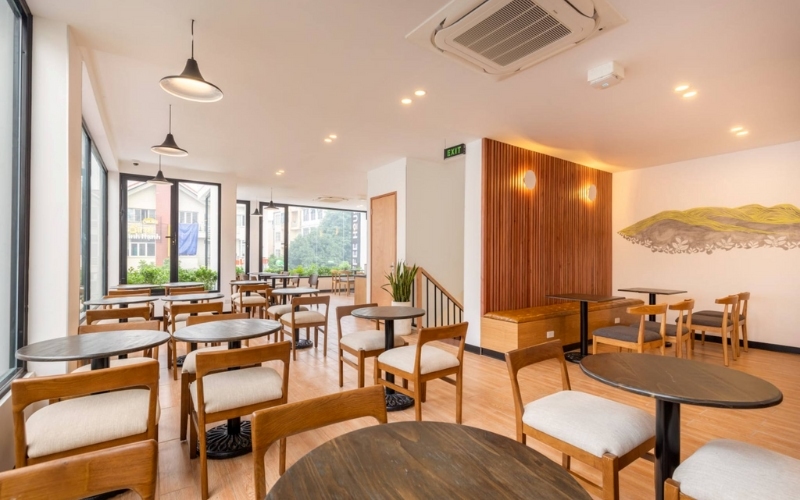 thiết kế quán cafe nhỏ 40m2