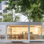 thiết kế quán cafe 2 mặt tiền