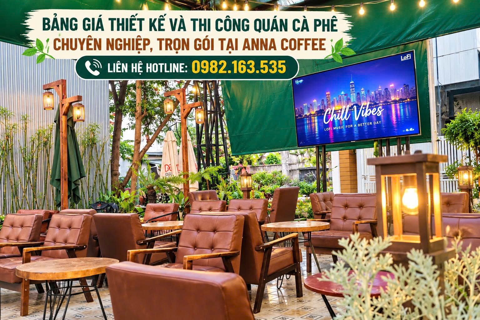 Thi công quán cafe Đà Nẵng