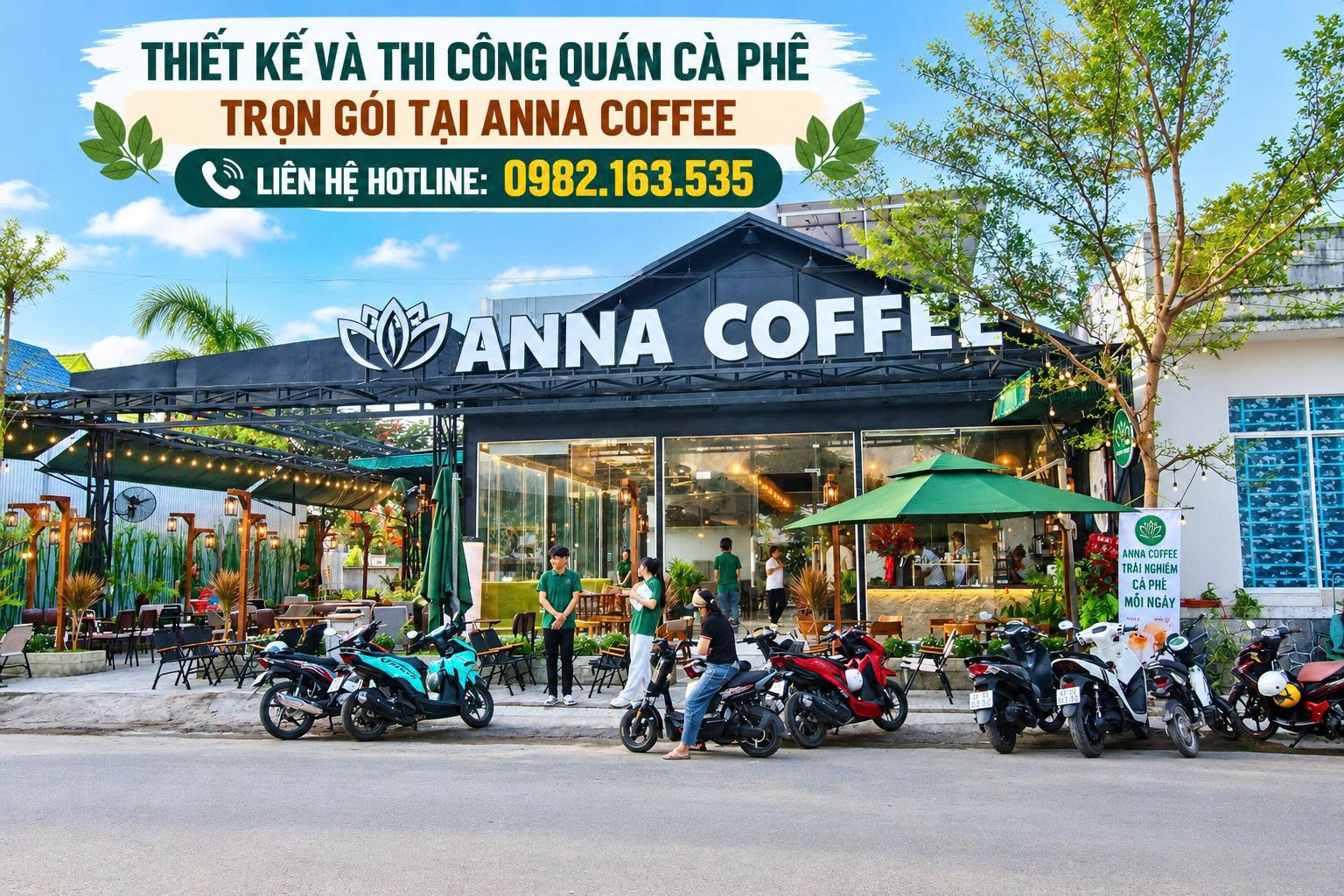 Thi công quán cafe Gia Lai