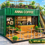 thi công quán cafe container Tây Ninh