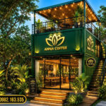 thi công quán cafe container Vĩnh Long