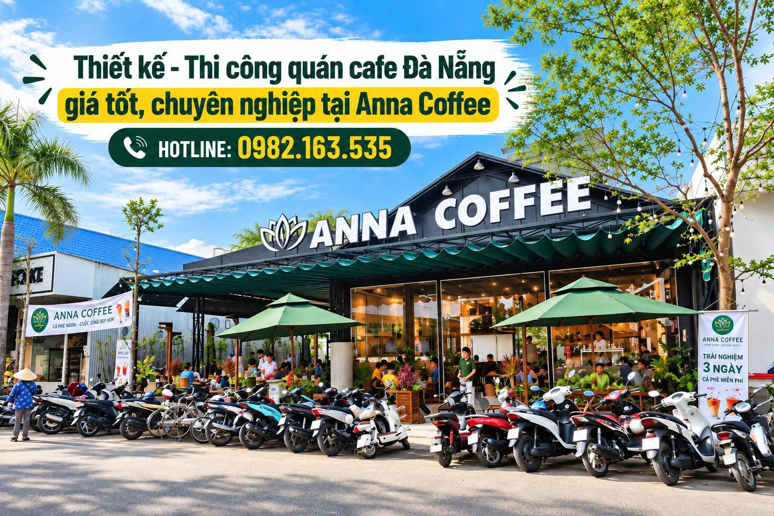 Thi công quán cafe Đà Nẵng