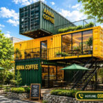 thi công quán cafe container Khánh Hòa