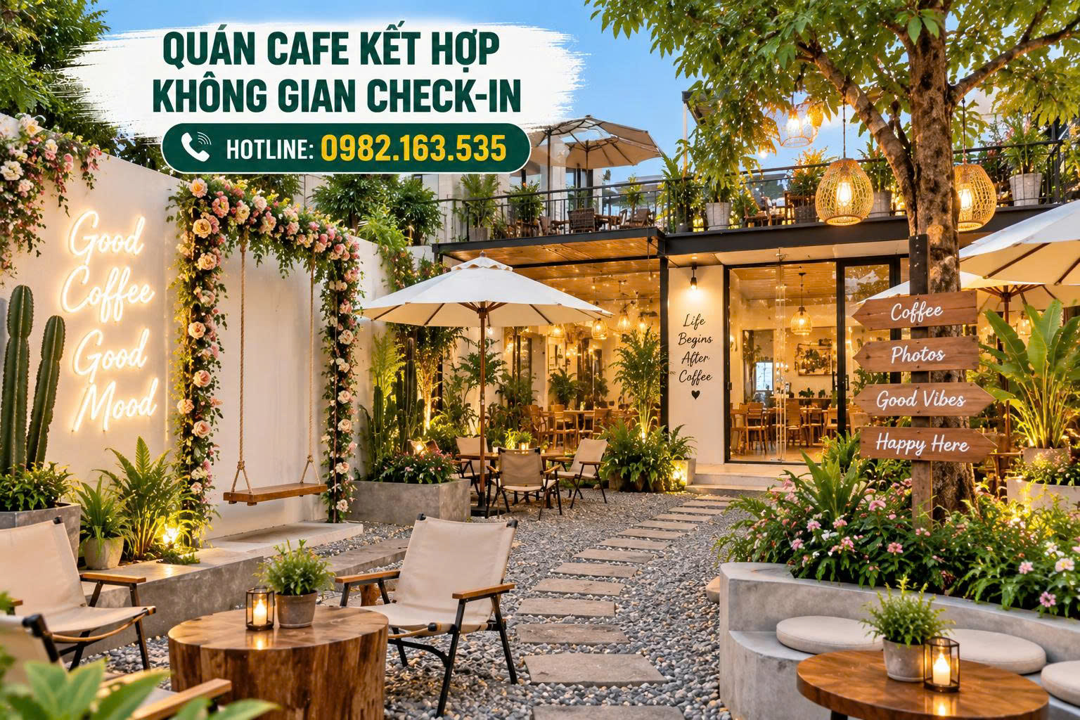 Thi công quán cafe Đắk Lắk