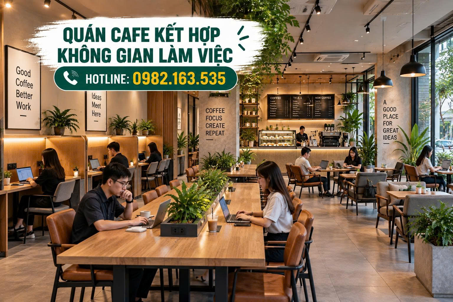 Thi công quán cafe Đà Nẵng