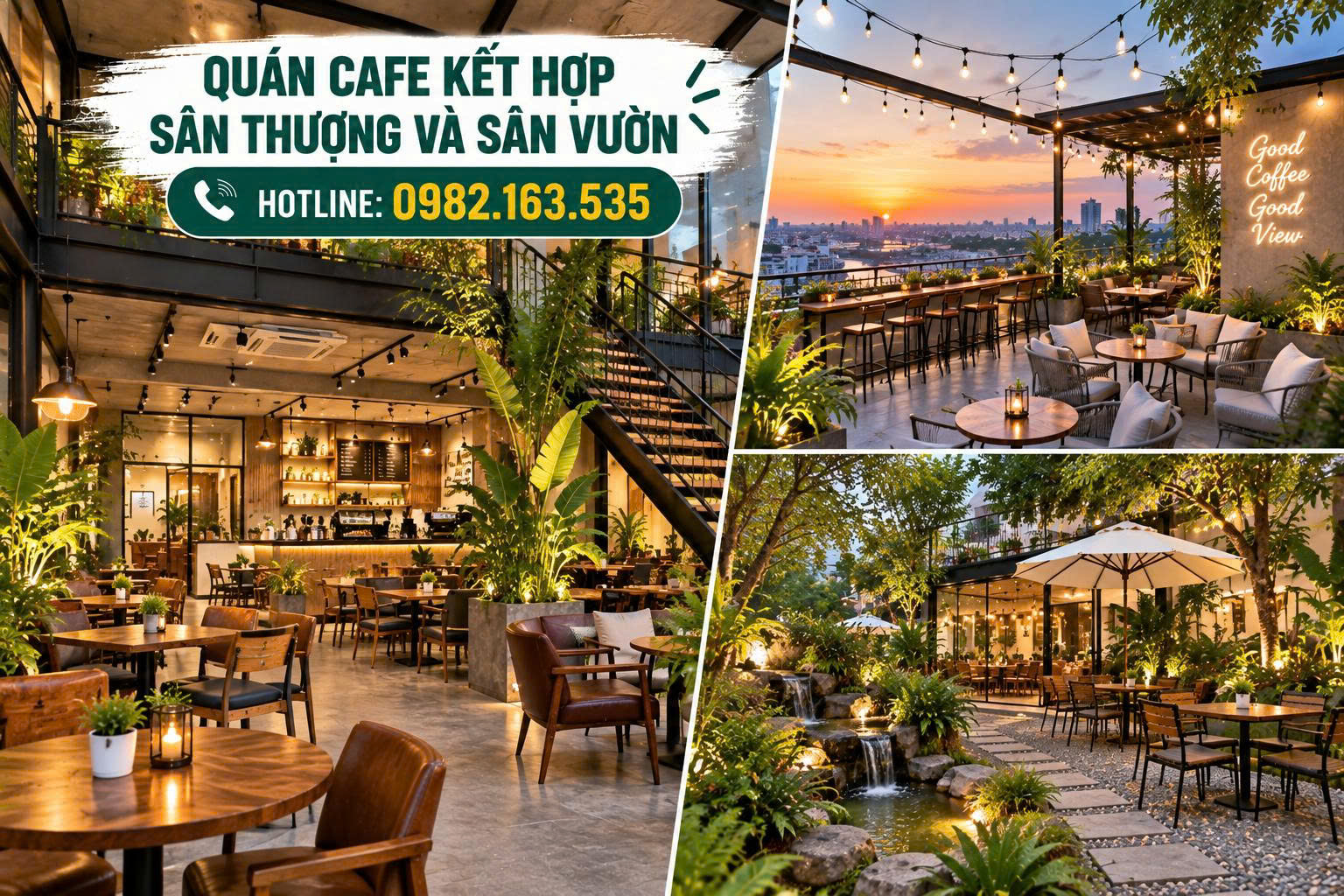Thi công quán cafe Đắk Lắk