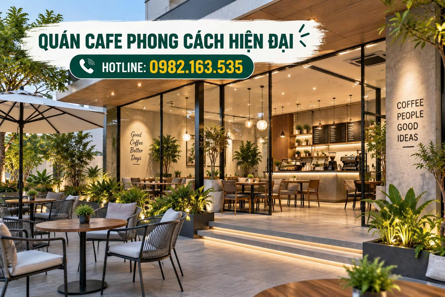 Thi công quán cafe Gia Lai
