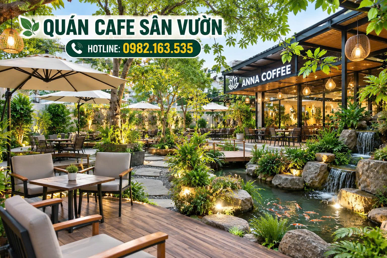 Thi công quán cafe Gia Lai